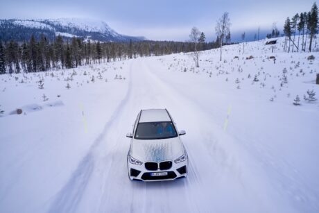 BMW iX5 Hydrogen in Arjeplog Feb 22