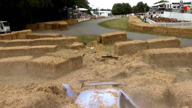 Vidéo – La Hyundai Ioniq 6 N finit dans les ballots de paille au Goodwood Festival of Speed