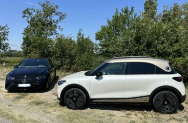 Témoignage – Caroline et Valentin, un couple tout électrique en Mercedes EQE et Smart #1