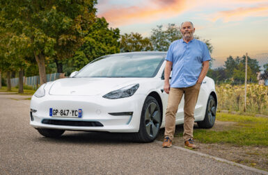 Interview vidéo – Jean-Marc, heureux propriétaire d’une rare Tesla Model 3 Propulsion à grande autonomie